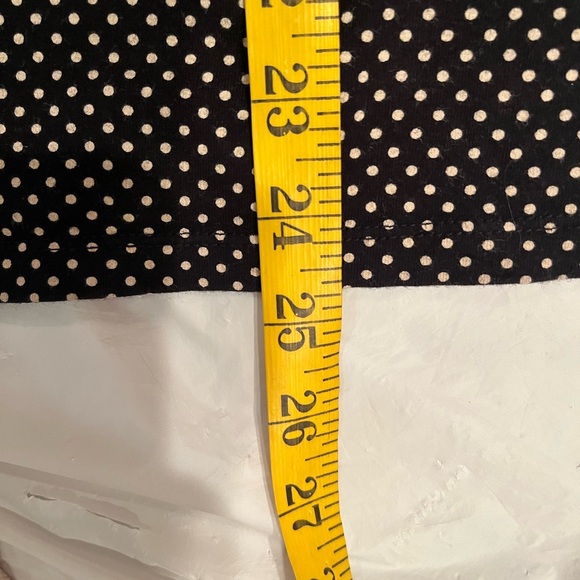 Express sleeveless top. Black and cream Polk a dot. Size medium - Picture 5 of 8